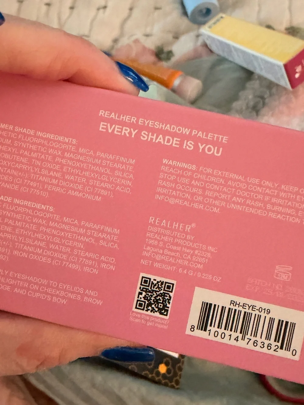 REALHER Every Shade is You Eyeshadow Palette BRAND NEW FULL SIZE